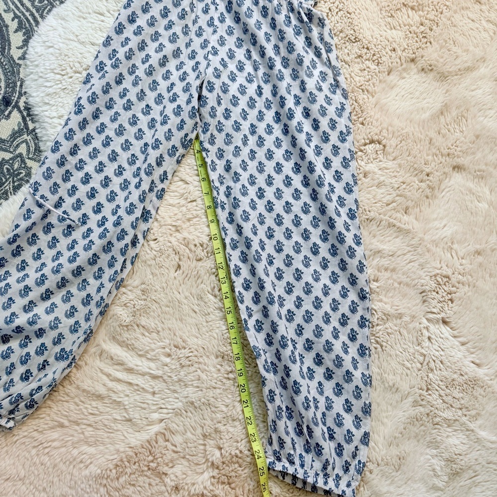M.A.B.E Derby Bessie Print Pj Bottoms navy blue large - Picture 4 of 14